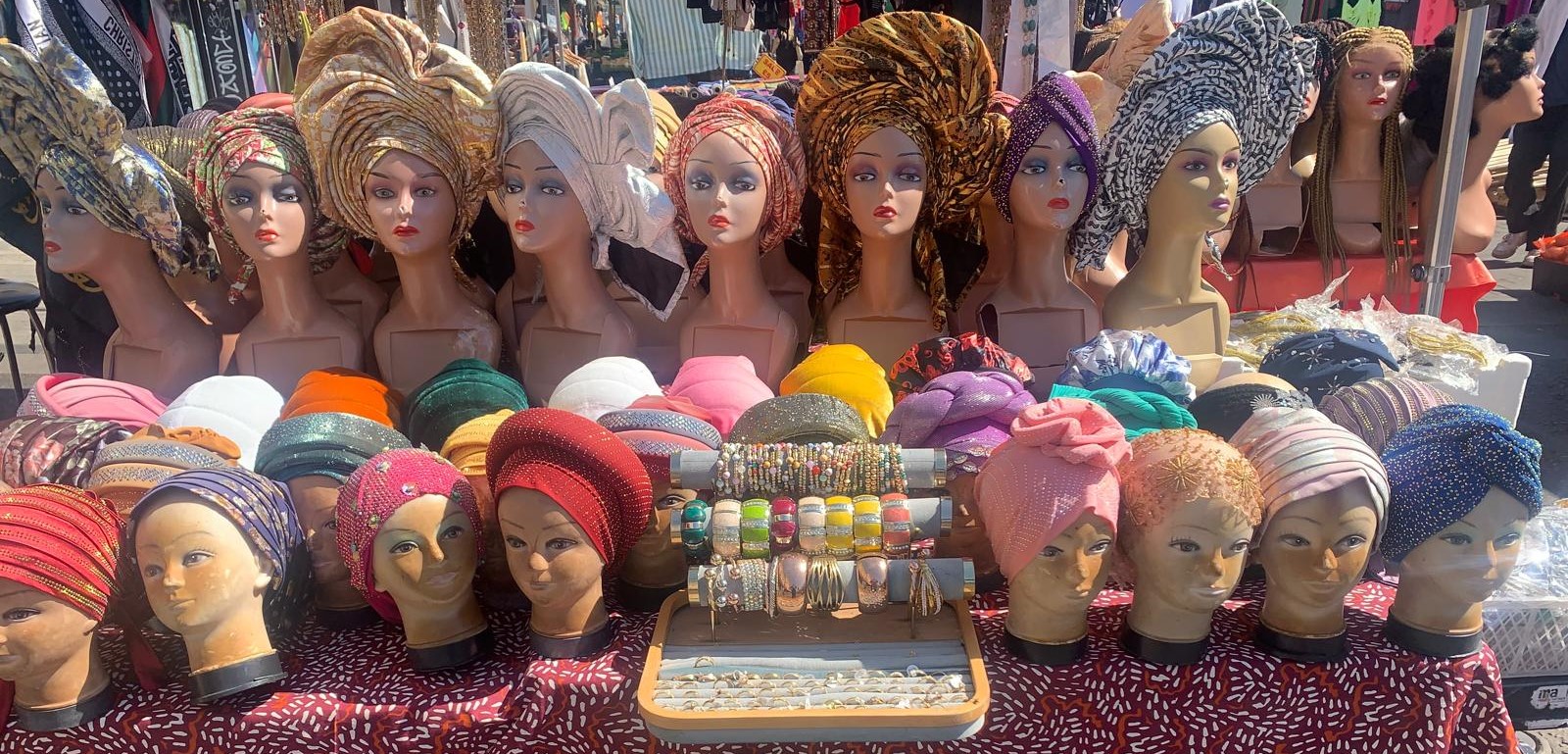 African hats and gele